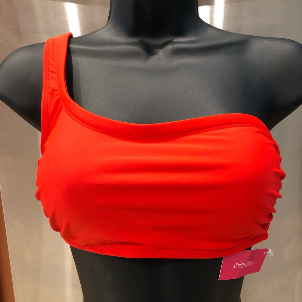 NWT Xhilaration 1 Shoulder Bikini Top